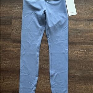 NEW lululemon athletica Wunder Train HR Tight 28” Light Blue Leggings